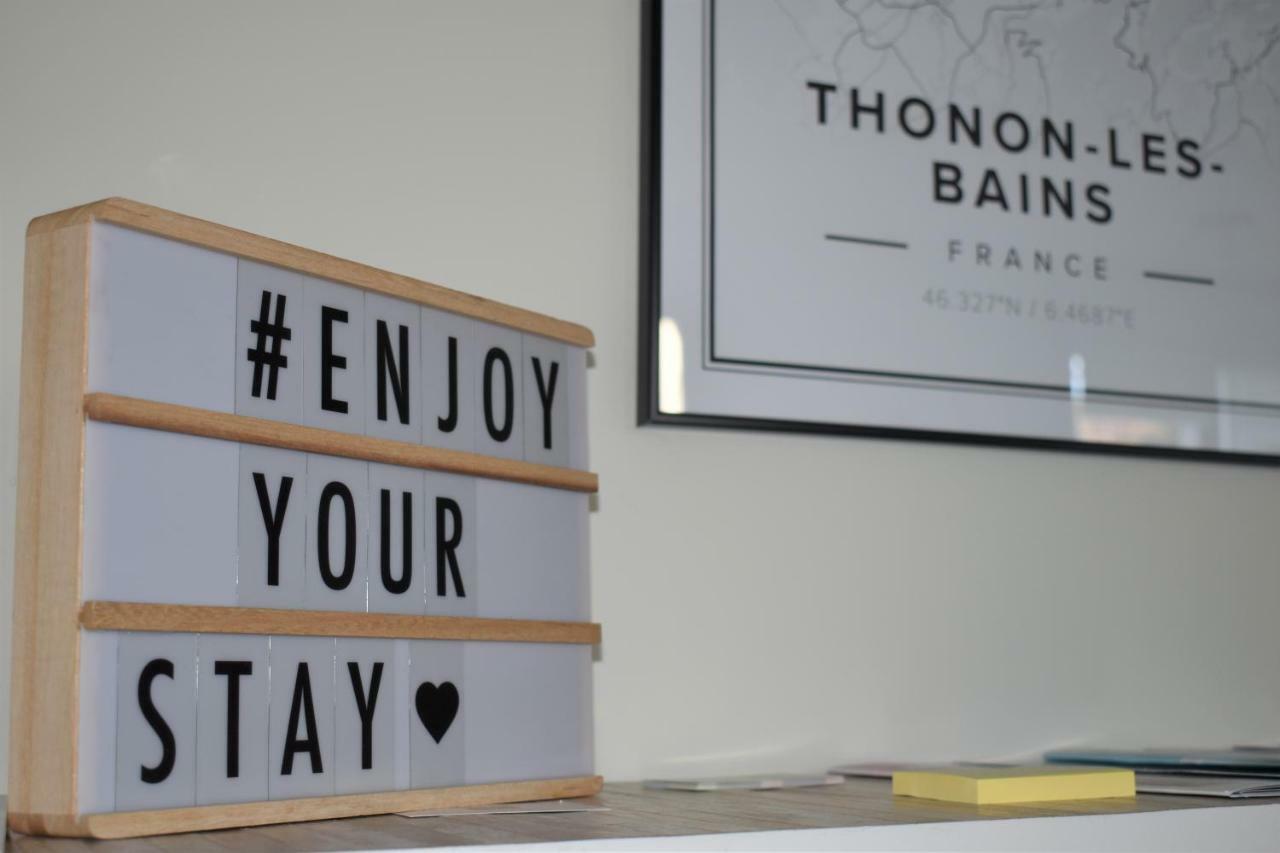 Apartmán Le Coeur Du Saphir Thonon-les-Bains Exteriér fotografie